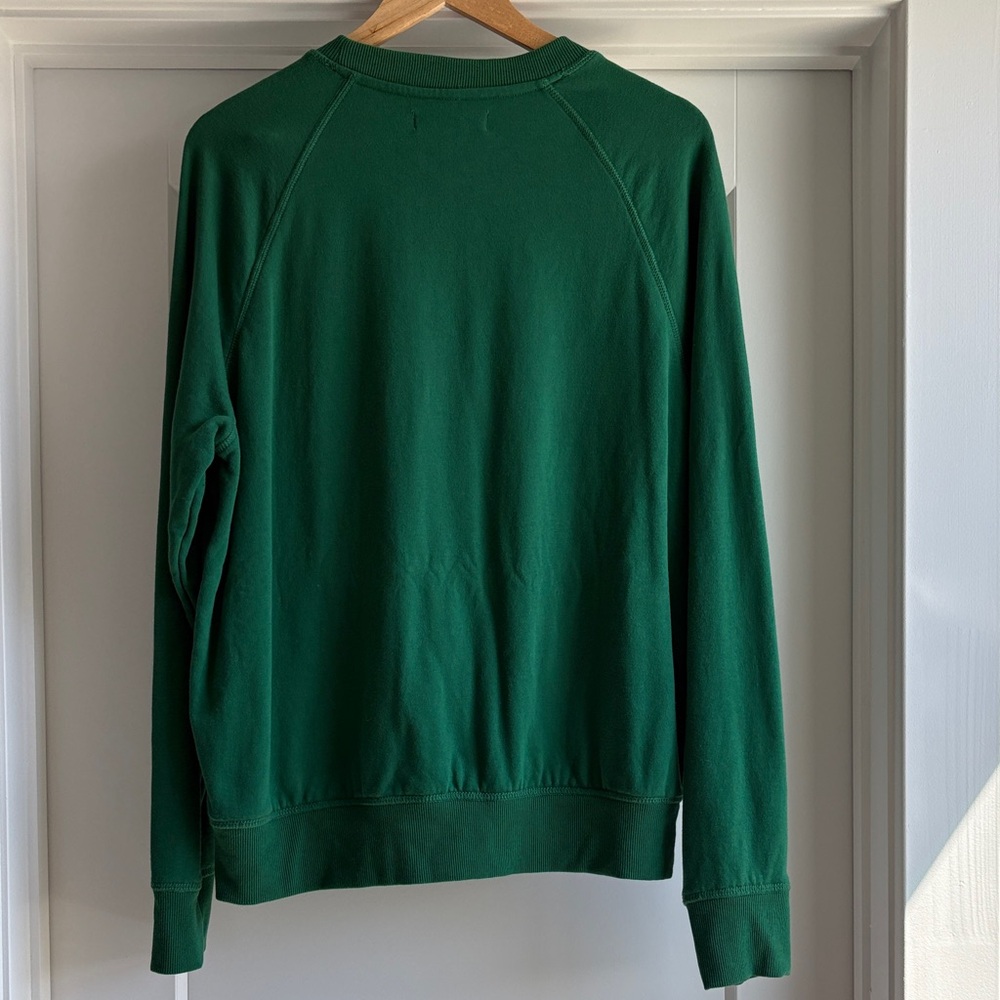 Spiritual Gangster Emerald Green Crew Neck Embroidered Sweatshirt - Picture 4 of 4